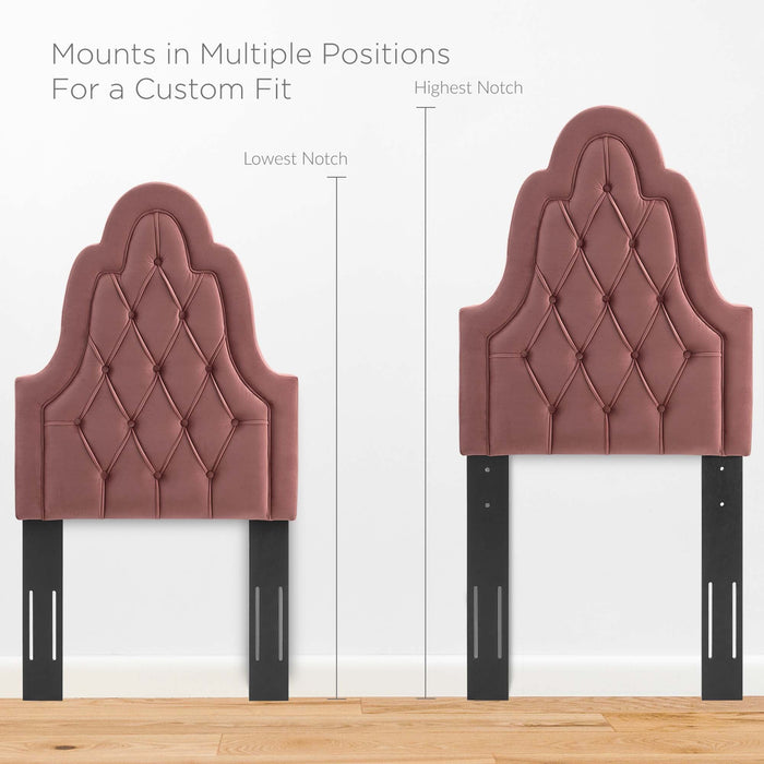 Augustine Tufted Performance Velvet Headboard