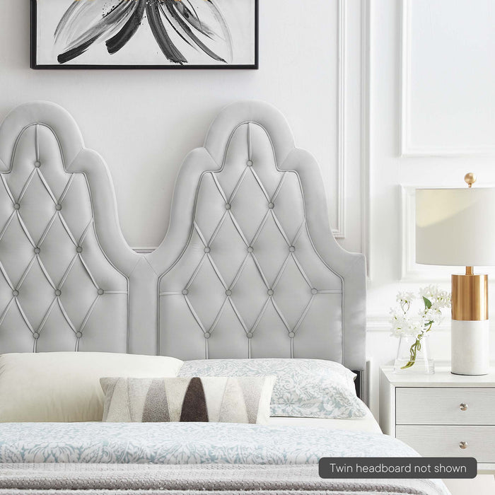 Augustine Tufted Performance Velvet Headboard