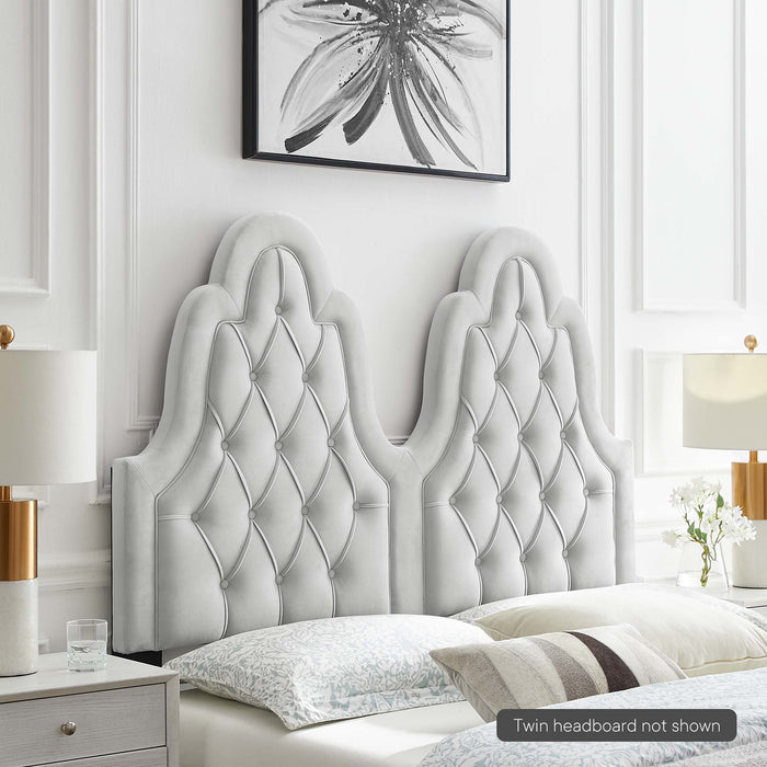 Augustine Tufted Performance Velvet Headboard