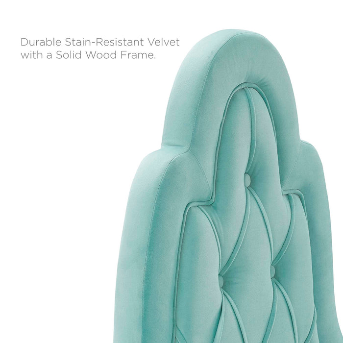 Augustine Tufted Performance Velvet Headboard
