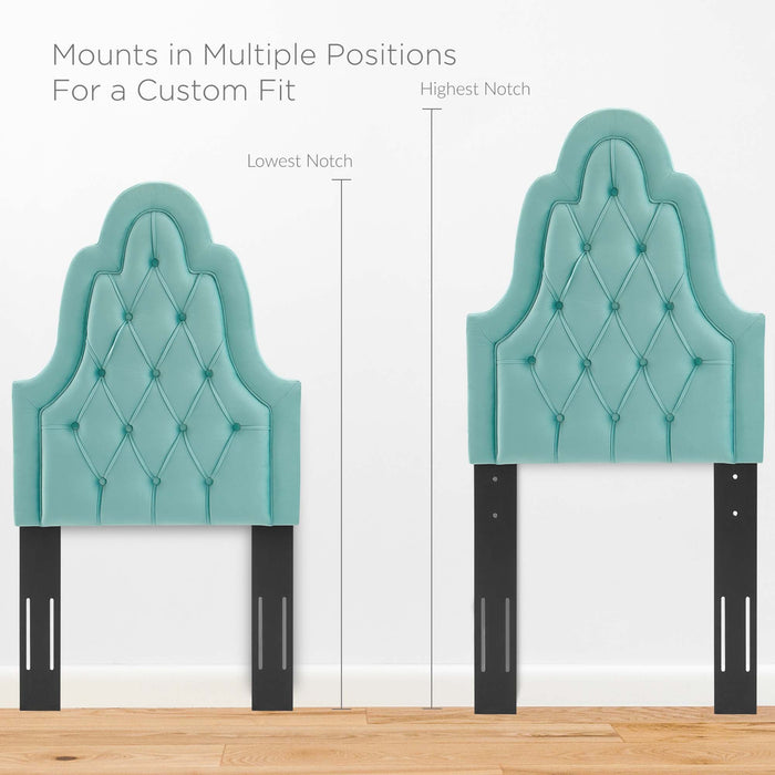 Augustine Tufted Performance Velvet Headboard