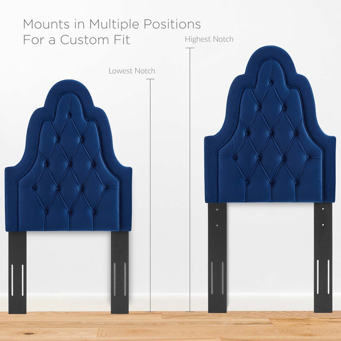 Augustine Tufted Performance Velvet Headboard