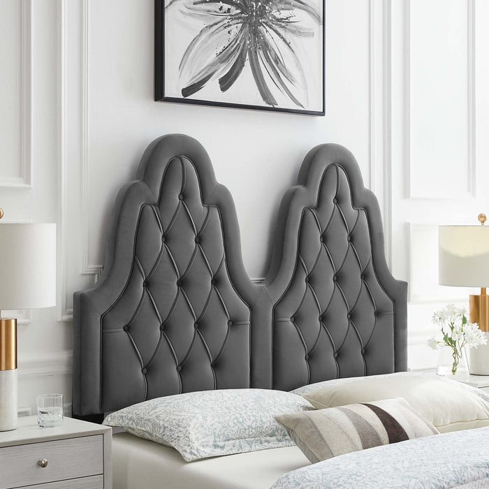 Augustine Tufted Performance Velvet Headboard - Modway \bedroom\headboards