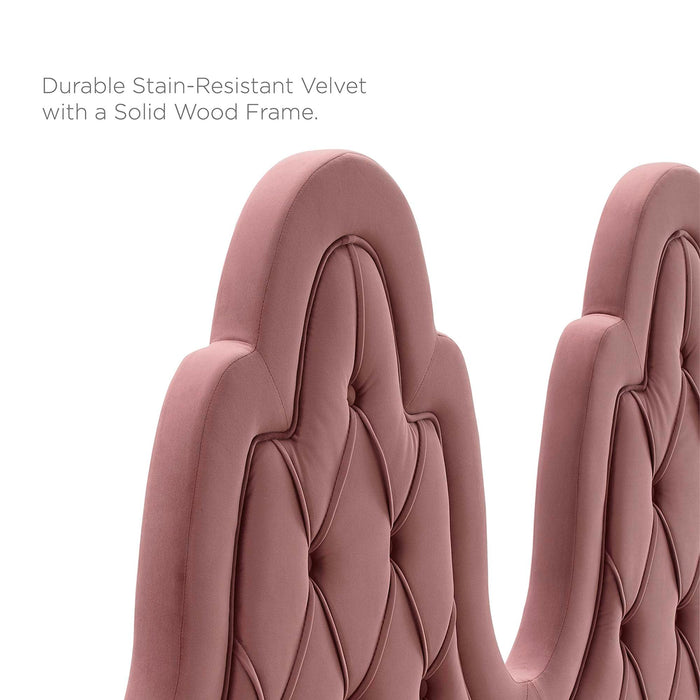 Augustine Tufted Performance Velvet Headboard - view 13