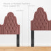 Augustine Tufted Performance Velvet Headboard - view 15