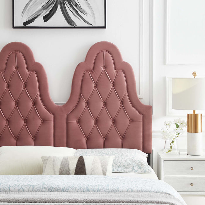Augustine Tufted Performance Velvet Headboard - view 16
