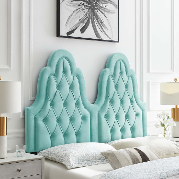 Augustine Tufted Performance Velvet Headboard - view 31