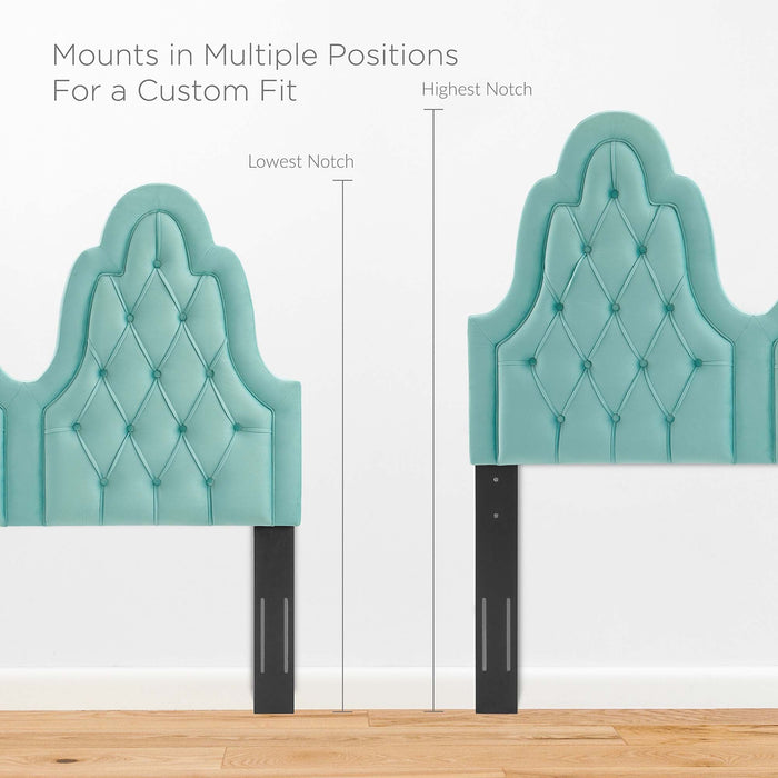 Augustine Tufted Performance Velvet Headboard - view 35