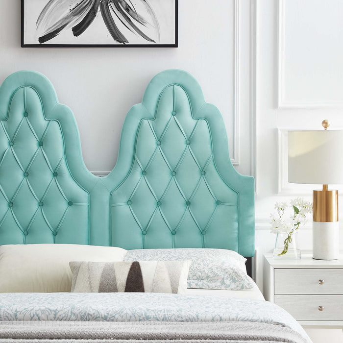 Augustine Tufted Performance Velvet Headboard - view 36