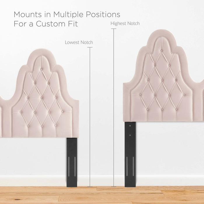 Augustine Tufted Performance Velvet Headboard - view 55