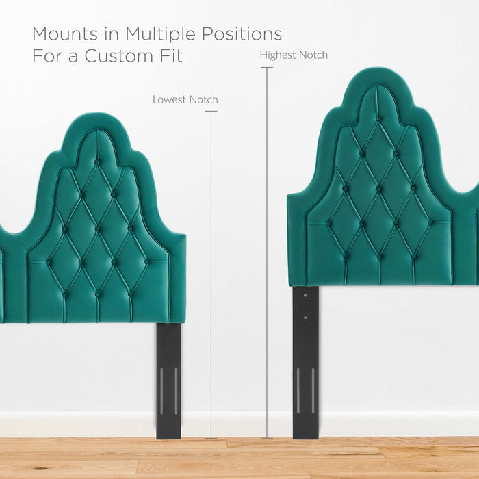 Augustine Tufted Performance Velvet Headboard - view 64