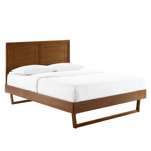 Modway Marlee Wood Platform Bed With Angular Frame Bedroom Furniture - View 112