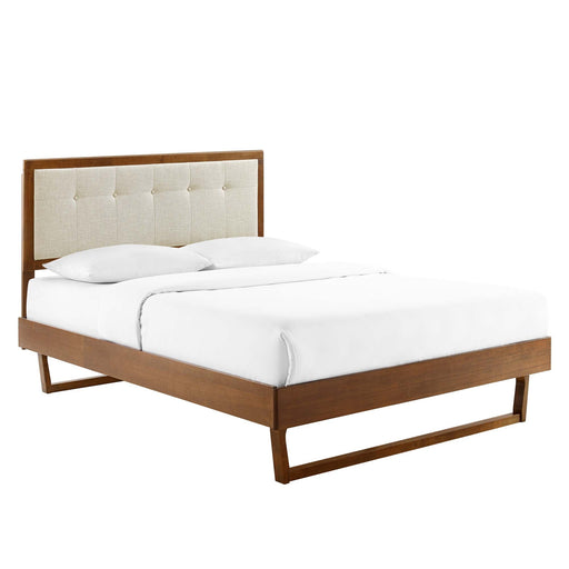 Modway Willow Wood Platform Bed With Angular Frame Bedroom Furniture - View 118