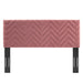 Mercy Chevron Tufted Performance Velvet Headboard - view 25