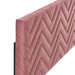 Mercy Chevron Tufted Performance Velvet Headboard - view 27