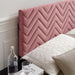Mercy Chevron Tufted Performance Velvet Headboard - view 22