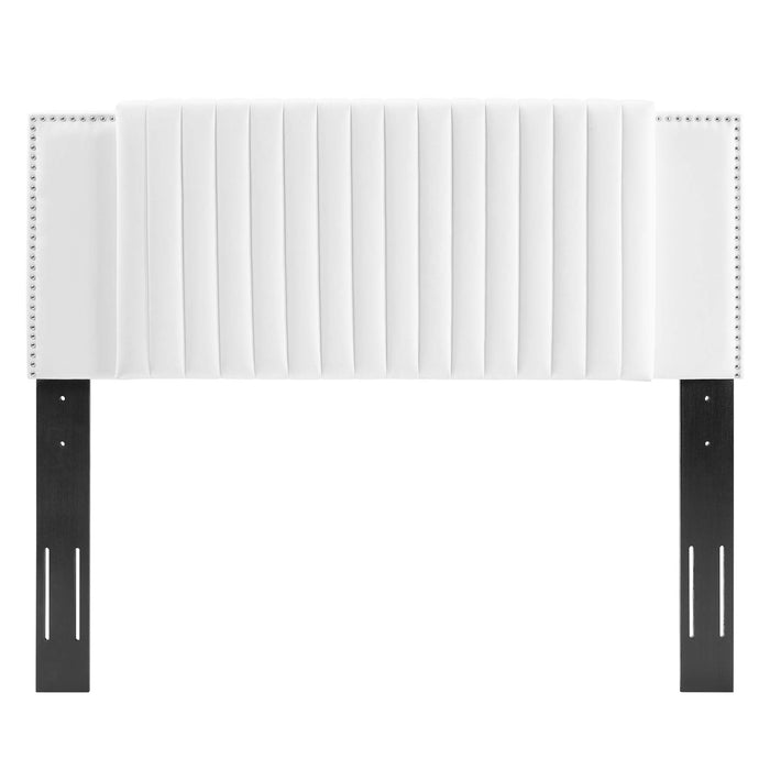 Felicity Channel Tufted Performance Velvet Headboard