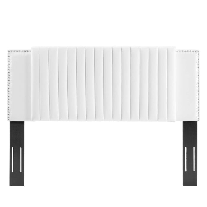 Felicity Channel Tufted Performance Velvet Headboard