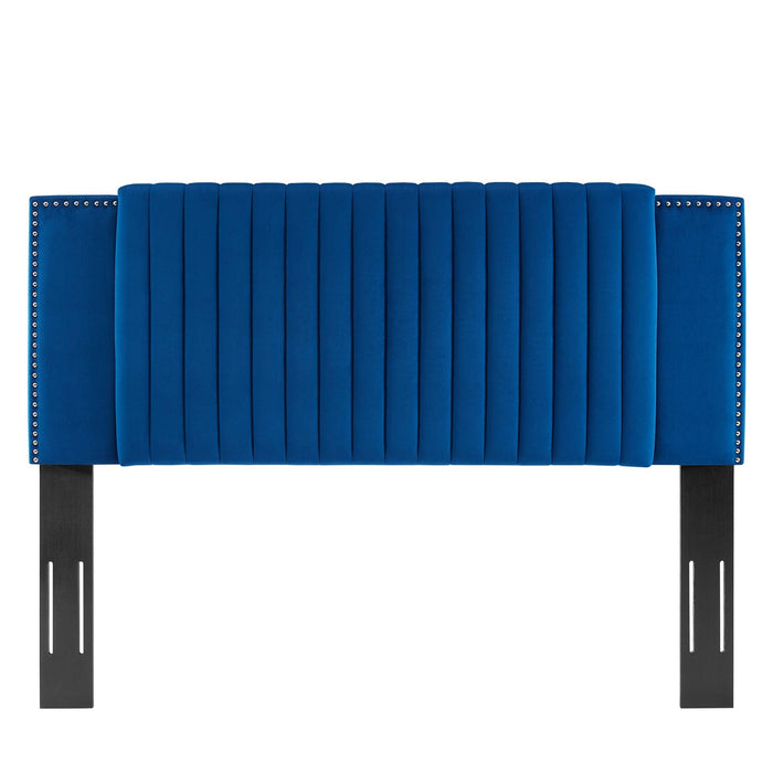 Felicity Channel Tufted Performance Velvet Headboard