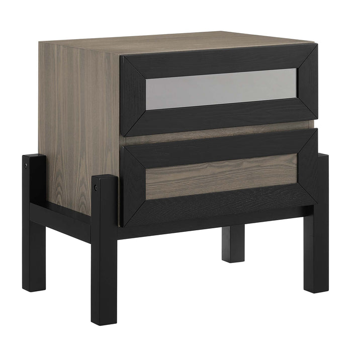 Modway Merritt Nightstand Bedroom Furniture in Brown