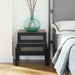 Modway Merritt Nightstand Bedroom Furniture in Brown - Side View