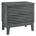 Modway Render Two-Drawer Nightstand Bedroom Furniture in Black