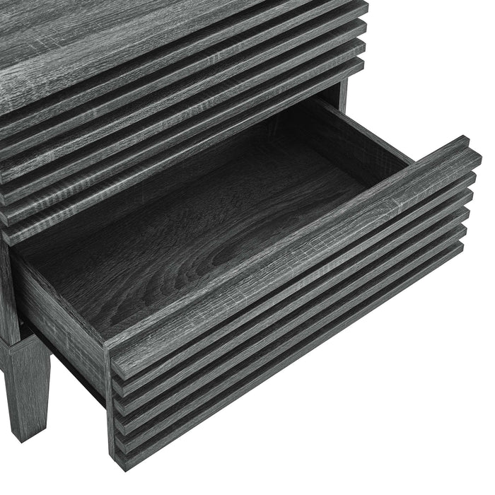 Modway Render Two-Drawer Nightstand Bedroom Furniture - Dimensions