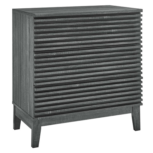 Modway Render 3-Drawer Bachelor's Chest Living Room Furniture in Black