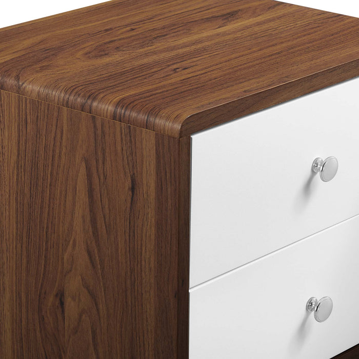 Modway Transmit 2-Drawer Nightstand Bedroom Furniture - Features