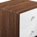 Modway Transmit 2-Drawer Nightstand Bedroom Furniture - Features