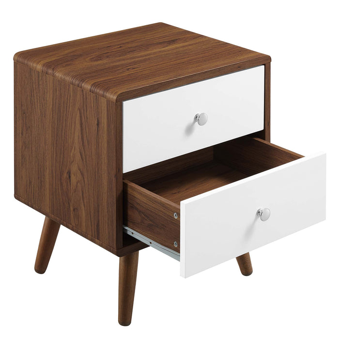 Modway Transmit 2-Drawer Nightstand Bedroom Furniture - Dimensions