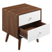 Modway Transmit 2-Drawer Nightstand Bedroom Furniture - Dimensions