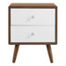 Modway Transmit 2-Drawer Nightstand Bedroom Furniture - Lifestyle View