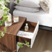 Modway Transmit 2-Drawer Nightstand Bedroom Furniture in White - Detail View