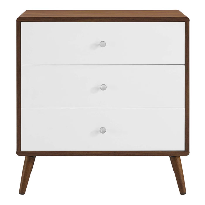 Modway Transmit 3-Drawer Chest Living Room Furniture - Lifestyle View