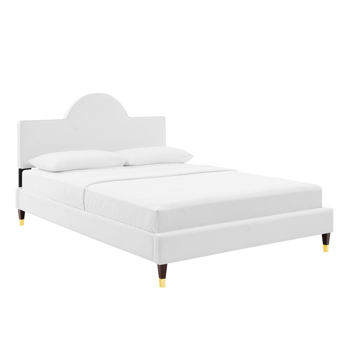 Aurora Performance Velvet Bed