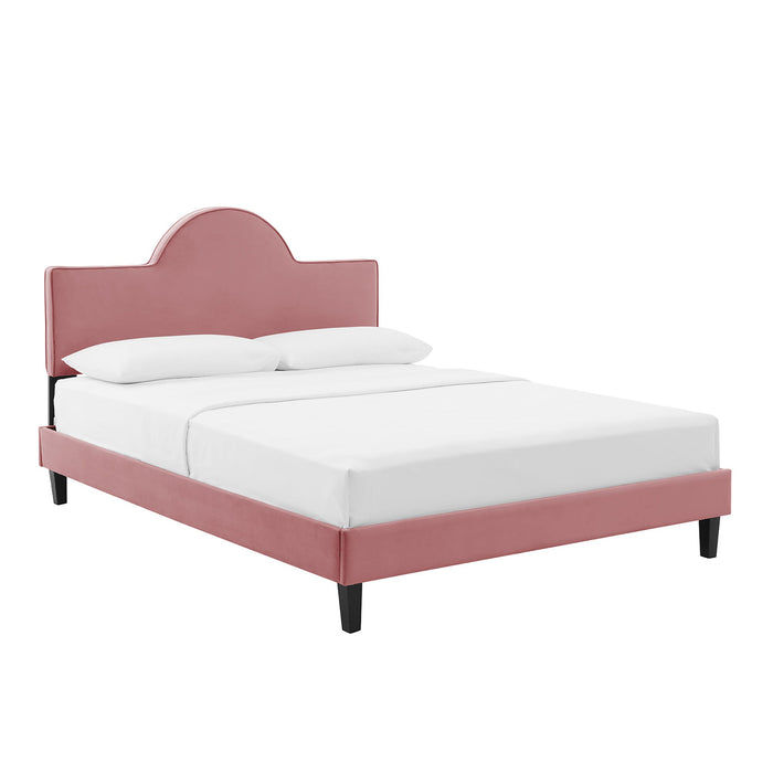 Soleil Performance Velvet Bed