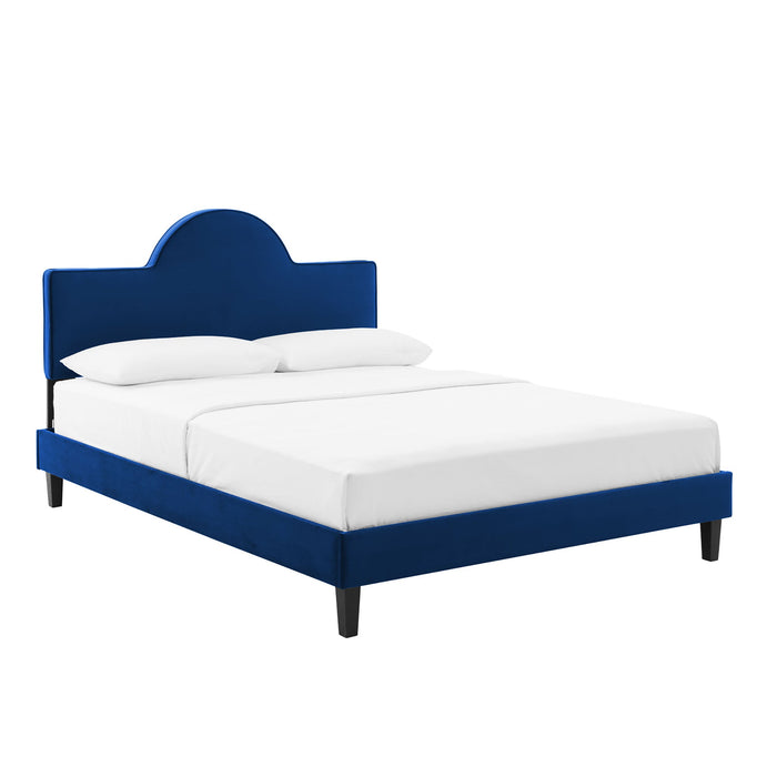 Soleil Performance Velvet Bed