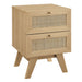 Modway Soma 2-Drawer Nightstand Bedroom Furniture in Brown