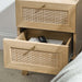 Modway Soma 2-Drawer Nightstand Bedroom Furniture in Brown - Detail View