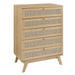 Modway Soma 5-Drawer Chest Living Room Furniture in Brown