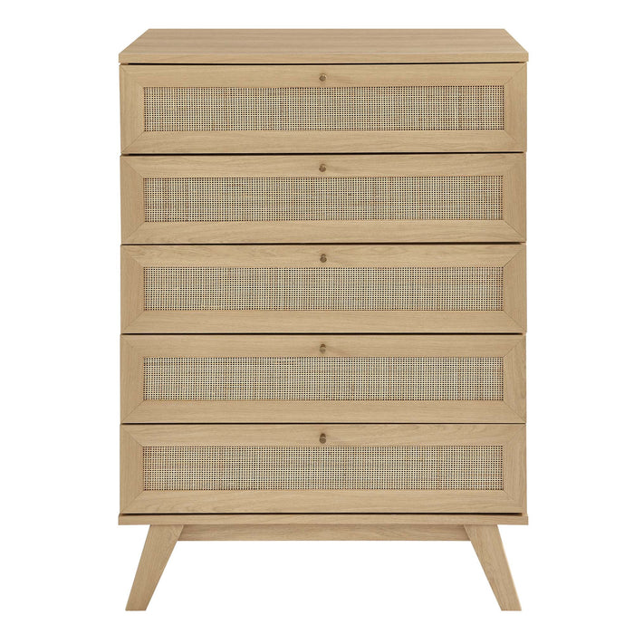Modway Soma 5-Drawer Chest Living Room Furniture - Lifestyle View