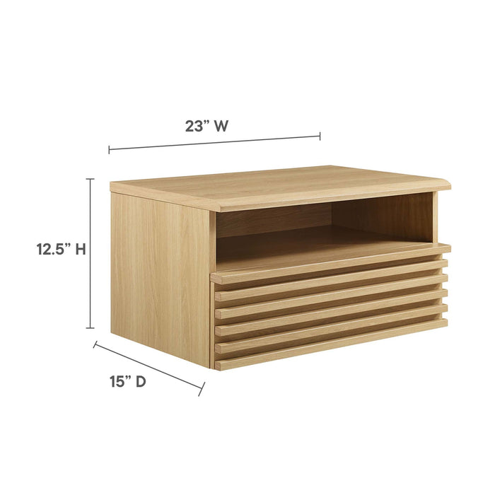 Modway Render Wall-Mount Nightstand Bedroom Furniture - View 10