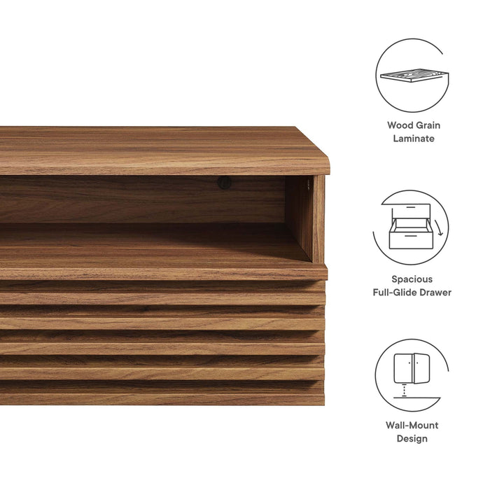 Modway Render Wall-Mount Nightstand Bedroom Furniture - View 16