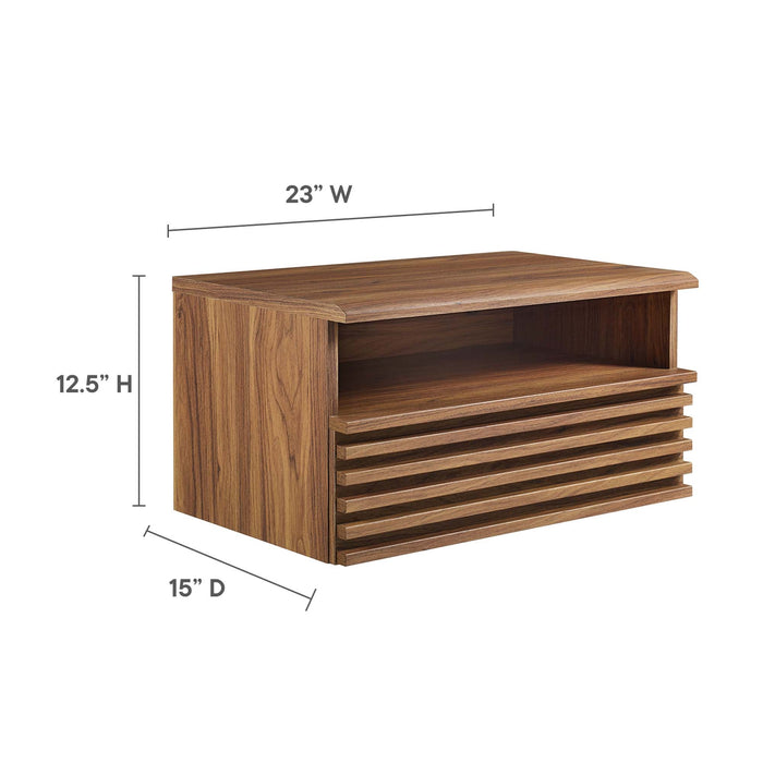 Modway Render Wall-Mount Nightstand Bedroom Furniture - View 17