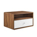 Modway Transmit Wall Mount Nightstand Bedroom Furniture in White