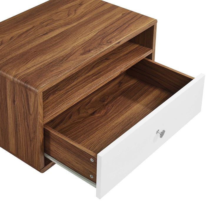 Modway Transmit Wall Mount Nightstand Bedroom Furniture - Features
