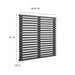 Modway Render Wall Mount Headboard Bedroom Furniture in Black - Detail View