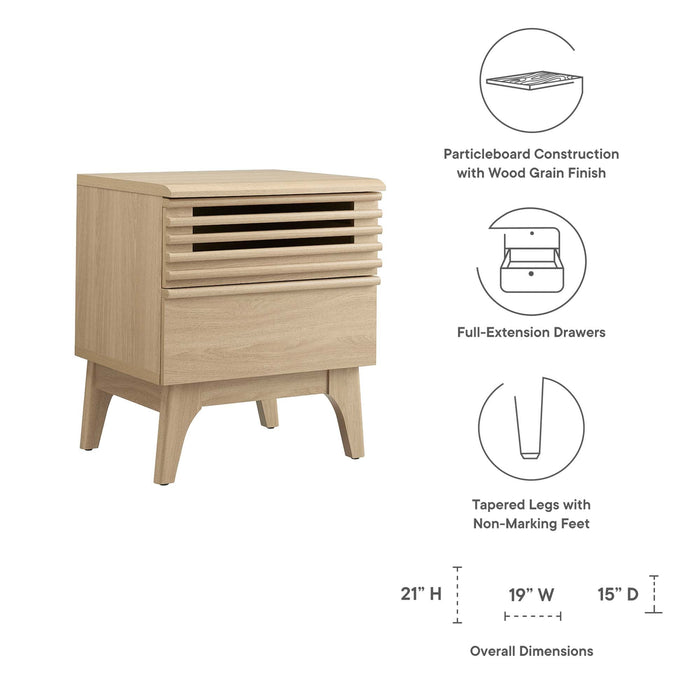 Modway Render Nightstand Bedroom Furniture - Installation View