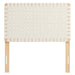 Modway Sparta Weave Vegan Leather Headboard Bedroom Furniture - Lifestyle View